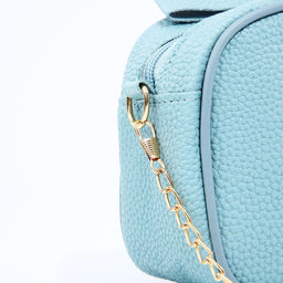 Сумка кросс-боди на молнии, цвет голубой - Simaland фото 8