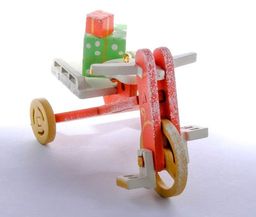 Елочная игрушка - Детский велосипед с багажником 410-3 Classic Trunk - Idh фото 5