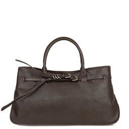 7019 chocolate, Женская кожаная сумка, Barcelo Biagi