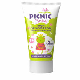 PICNIC BABY крем репеллентный от комаров 40мл