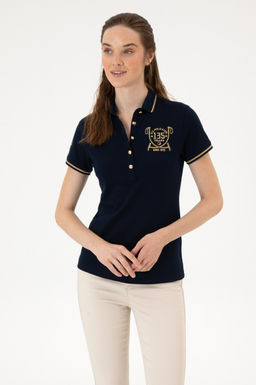 Kad_n Lacivert Ti__rt Sepette S_rpriz _ndirim - U.s. polo assn фото 3