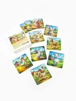 Пазл деревянный "Весёлая ферма" PZL-83