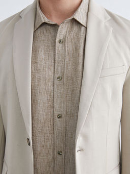 Dar Kal?p Erkek Blazer Ceket