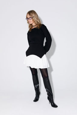 Костюм Pirs 5448 черный+ белая юбка фото 2