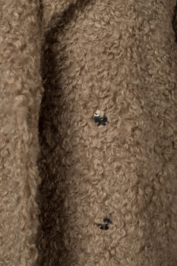 02-3160 Пальто женское утепленное (пояс) - El podio фото 15