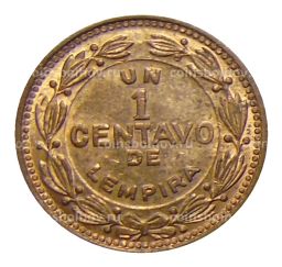 1 сентаво 1974 года Гондурас