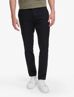 Lacivert Slim Fit Kanvas Pantolon