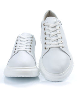 03-PDD136-1 WHITE Полуботинки спортивные женские (натуральная кожа) - No name фото 12