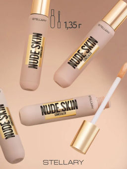 Stellary Кремовый консилер Nude skin concealer тон 01 слоновая кость  фото 7