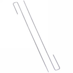 Цена за 2 шт. Скоба Г-образная для крепления укрывного материала и пленки h-30см (1ком=10шт)