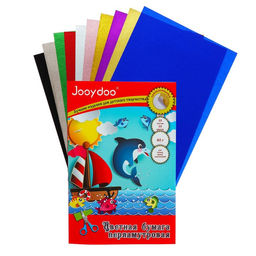 Набор бумаги цветной самоклеящаяся перламутровой, формат А4, 10 листов, 10 цветов