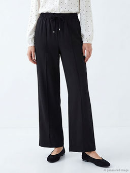 Beli Lastikli Geni? Pa?a Kad?n Pantolon