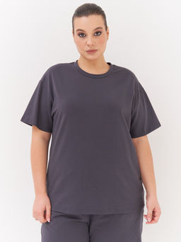 Футболка из хлопка FU20102GRY22