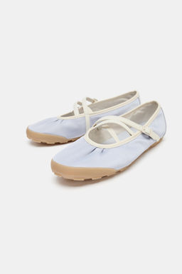 BAILARINA DEPORTIVA SATINADA / Azul Claro - Zara фото 4