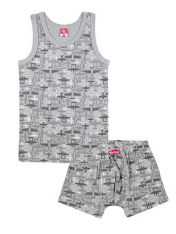 CAK 3475 Комплект для мальчика , серый