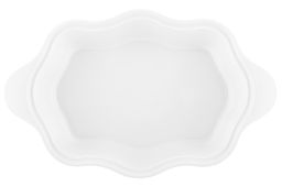 Блюдо д/зап и серв 32*20*14 см 1,5 л Ромбики ажур. + стекл крышка, на дер подставке - Elan gallery фото 22