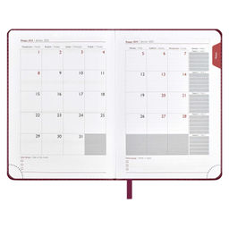 Ежедневник датированный 2024 ESCALADA, А6+, 176 л., арт. 63788/ 20 САРИФ БОРДОВЫЙ  фото 9