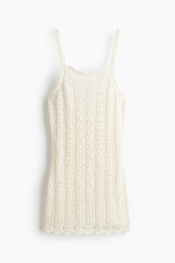 Vestido playero en punto pointelle