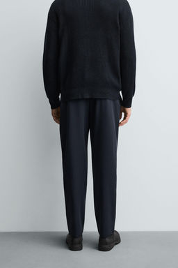 COMFORT TEXTURED TROUSERS - Zara фото 3