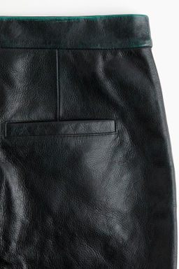 Falda de piel con efecto pintado a mano - H&m фото 2