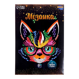 Мозаика стразами Кот в очках. Набор для творчества - Школа талантов фото 4