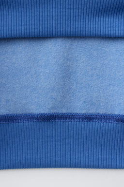 SUDADERA PARCHE OSO CUADROS / Azul?n - Zara фото 5