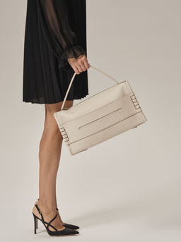 Сумка Stitch DBR 31141 светлый крем  фото 5