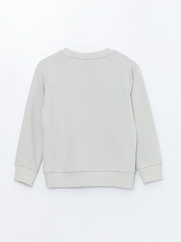 Bisiklet Yaka Uzun Kollu Erkek ?ocuk Sweatshirt