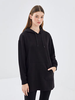 Standart Fit Kad?n Hoodie