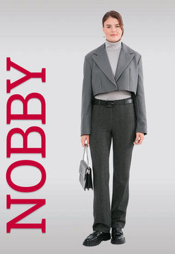 NOBBY, Женские брюки 60-118 (клетка)  фото 7