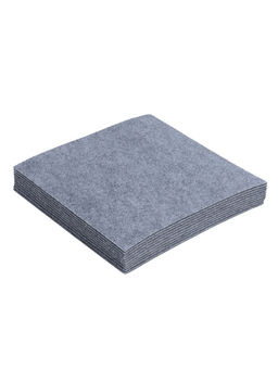 Ковролин самоклеящийся для пола и для стен, 300×300 мм, цвет светло – серый, 10 шт.