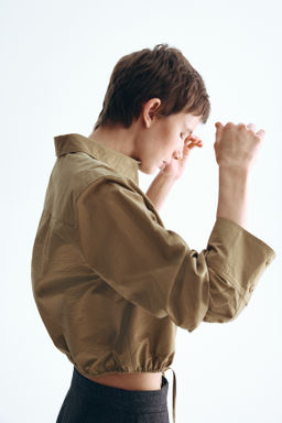 Camisa con cord?n de ajuste - H&m фото 5