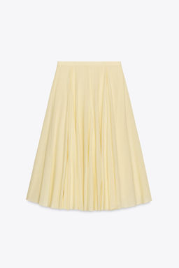 ZW COLLECTION FLARED MIDI SKIRT - Zara фото 7