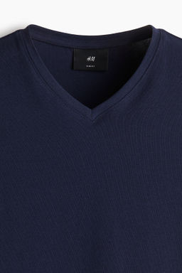 Pack de 5 camisetas con cuello de pico Slim Fit - H&m фото 4
