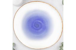 Блюдо сервировочное 30*30*2,7 см Кантри фиолетовое