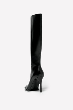 LEATHER HEELED BOOTS LUDOVIC DE SAINT SERNIN x ZARA  фото 4