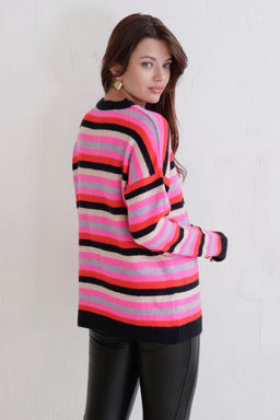10608 Джемпер разноцветный в полоску - Martichelli фото 6