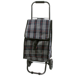 Тележка с сумкой D203 ECO Brown, Tartan 30 кг арт. 002251, 002250
