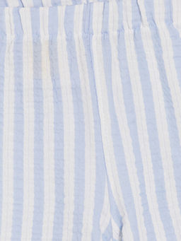 Beli Lastikli ?izgili Erkek ?ocuk Pijama Alt?