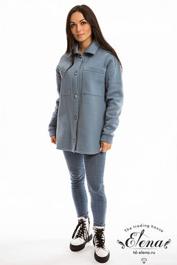 Толстовка М322232а Серо-голубой - Елена фото 2
