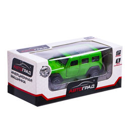 Машина металлическая Крузер, 1:48, инерция, открываются двери, цвет зелёный - Автоград фото 5