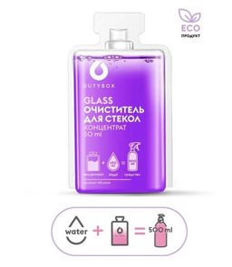Концентрат-cредство для мойки стекол и зеркал 50мл