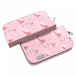 Цена за 1 шт. Пенал-книжка без наполнения ErichKrause 110x205x25мм Peachy Flowers