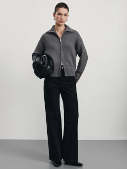 Джинсы wide leg с высокой посадкой / Zarina