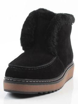 04-5603-2 BLACK Ботинки зимние женские (натуральная кожа, 100% шерсть)