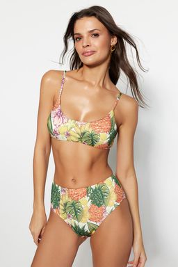 Cicek Desenli Yuksek Bel Bikini Alt? TBESS20BA0100