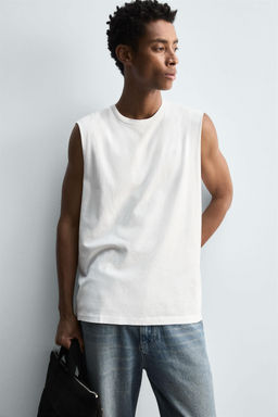 LIGHTWEIGHT TANK T-SHIRT - Zara фото 5