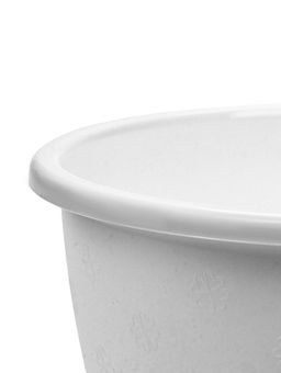 Цена за 2 шт. Горшок для цветов «Цветочек», 2.1 л, d=18 см, h=14 см, пластиковый, белый