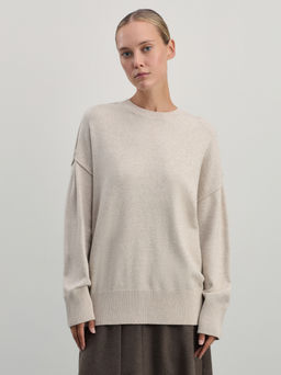 Джемпер из вискозы со швами / Zarina  фото 3