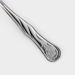 Цена за 10 шт. Ложка столовая «Лёвушка», h=16 см, толщина 1.2 мм, цвет серебряный
